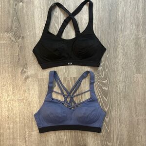 Victoria’s Secret Sport VSX Women’s 32B Set of 2 Workout Yoga Sports Lounge Bras